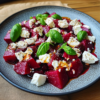 Rote Beete Salat mit Feta und Walnüssen