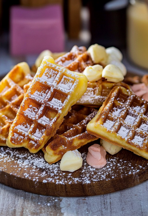 Waffeln am Stiel selbst backen