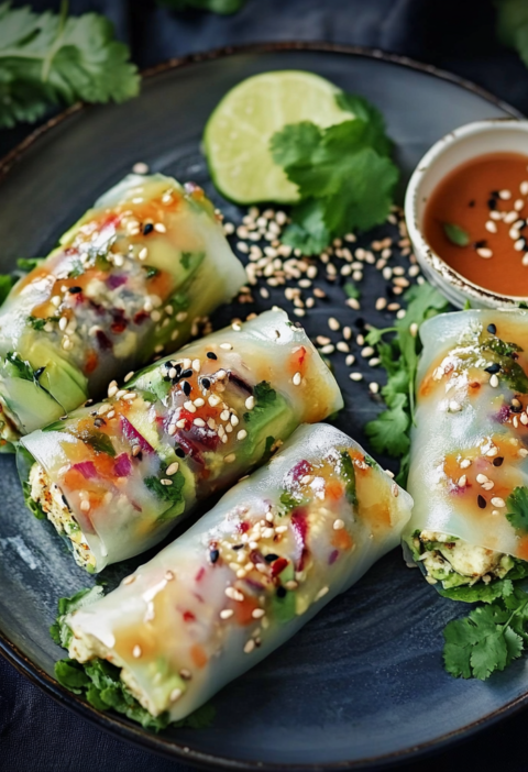 Sommerrollen Füllung für frische asiatische Sommerrollen
