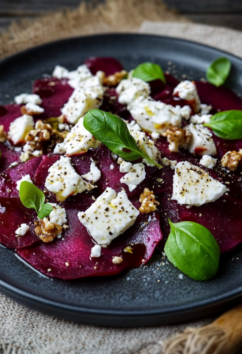 Rote Bete Salat mit Feta Rezept