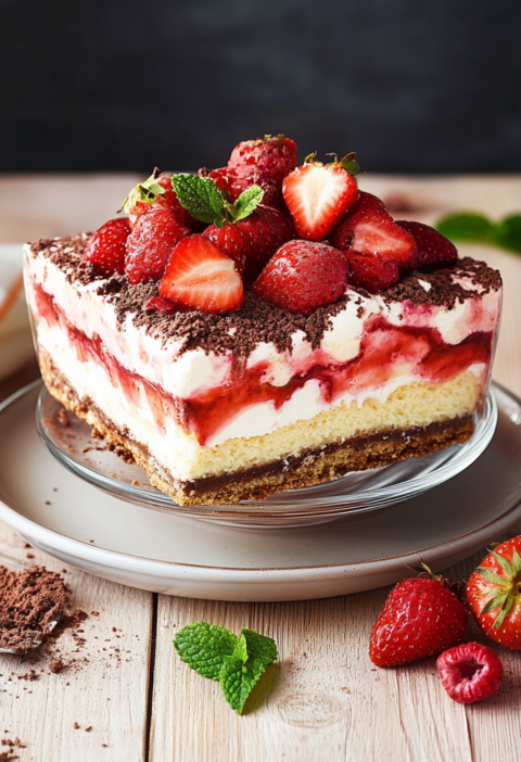 Erfrischendes Erdbeer Tiramisu Rezept für Sommerdesserts