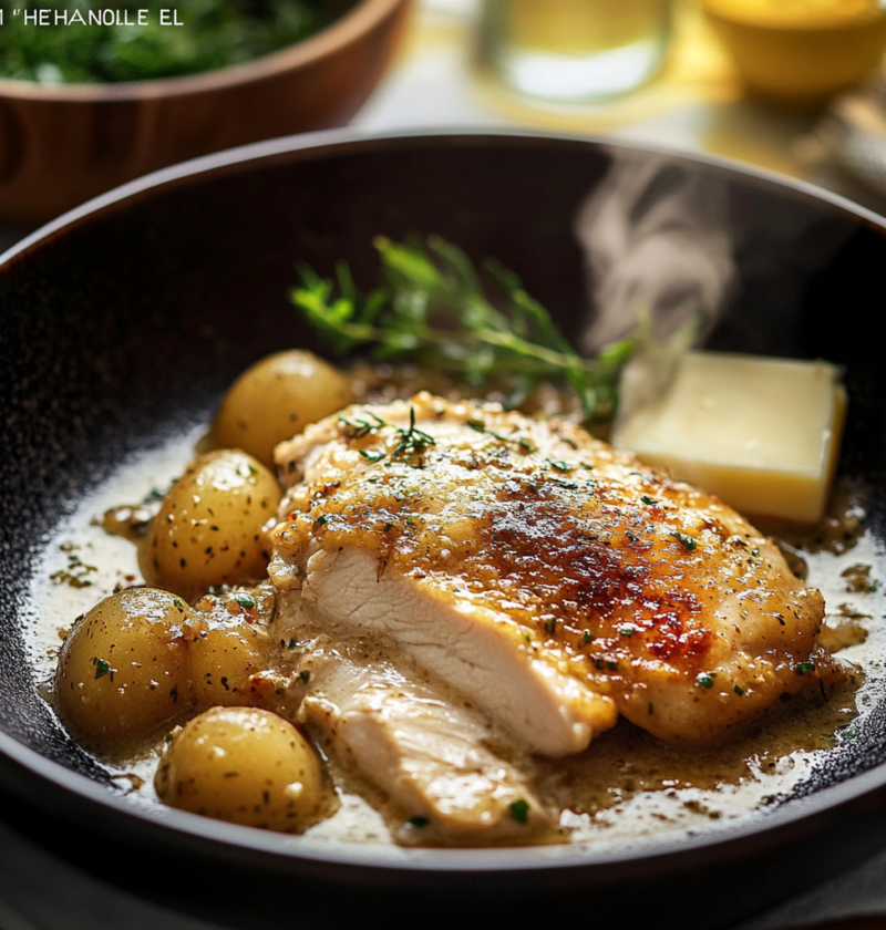 Hähnchen mit Sahnesoße – Cremig und Schnell zubereitet