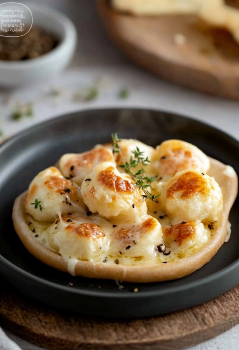 Blätterteig Rezept für schnelle Zwiebelkäsekringel