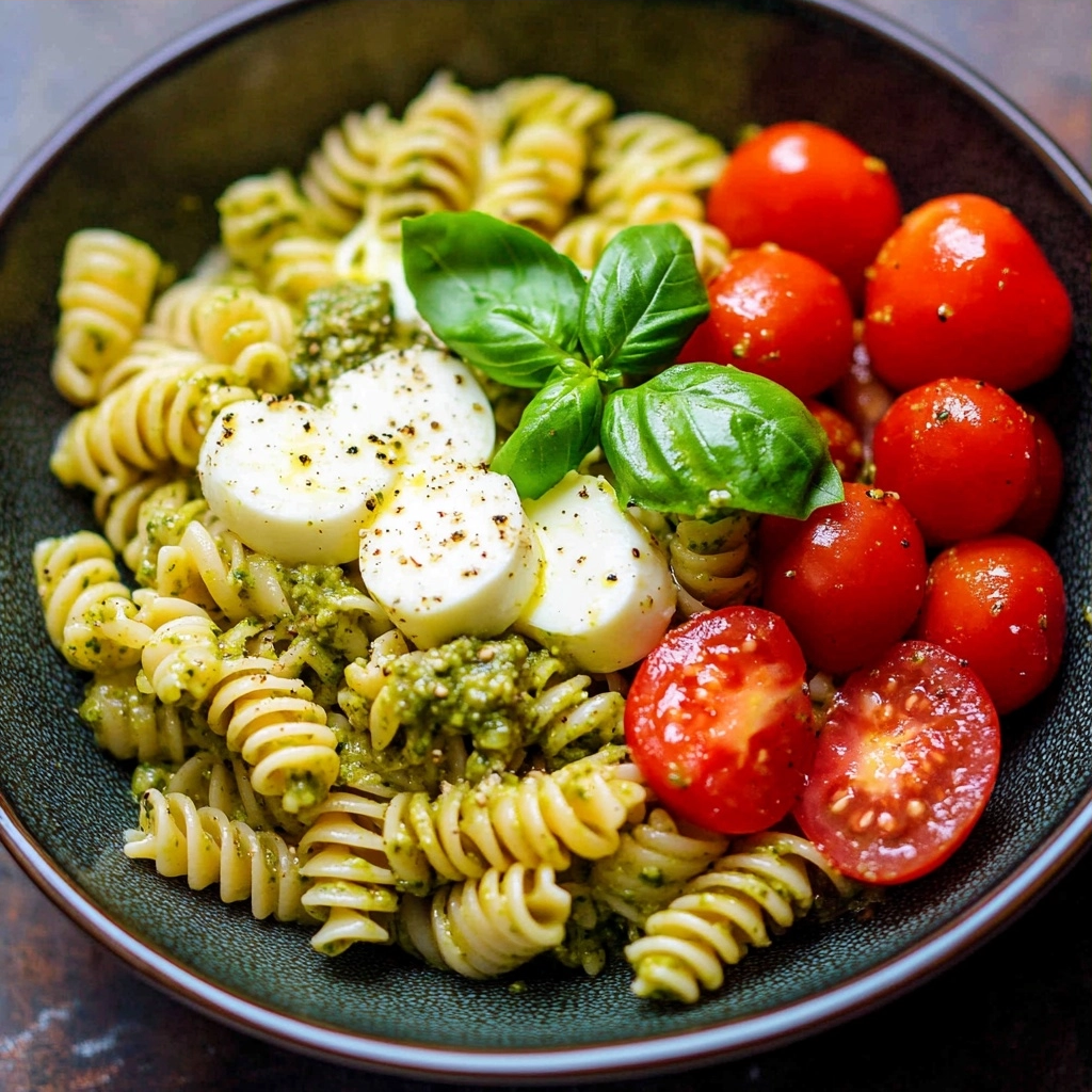 Nudelsalat mit Pesto für die perfekte Sommervariation 2 Nudelsalat mit Pesto für die perfekte Sommervariation
